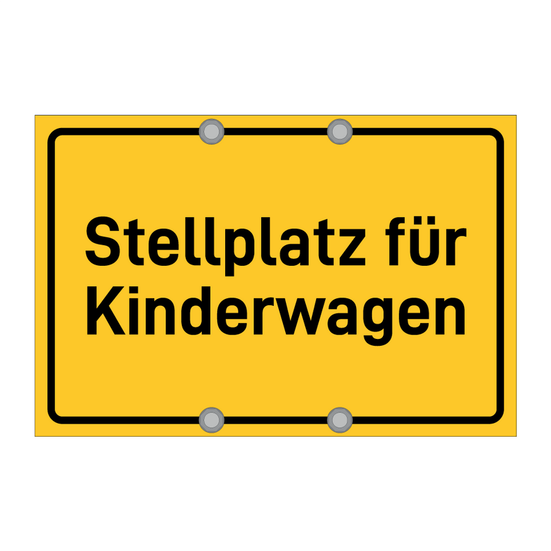 Stellplatz für Kinderwagen