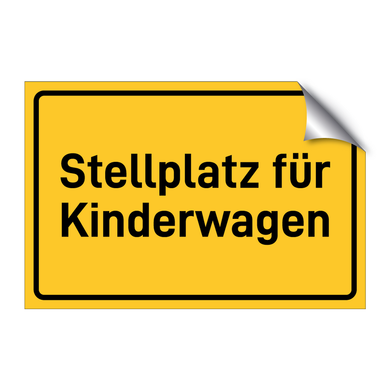 Stellplatz für Kinderwagen