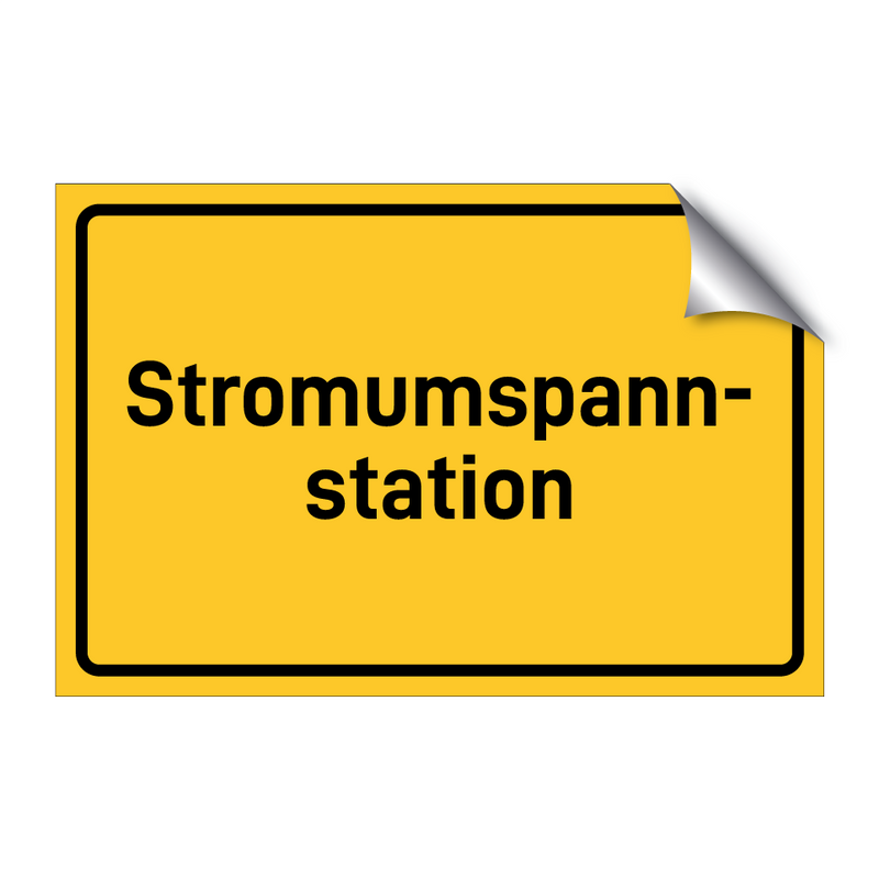 Stromumspann- station