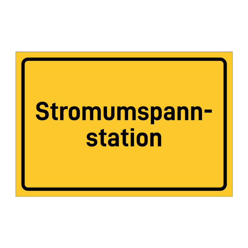 Stromumspann- station