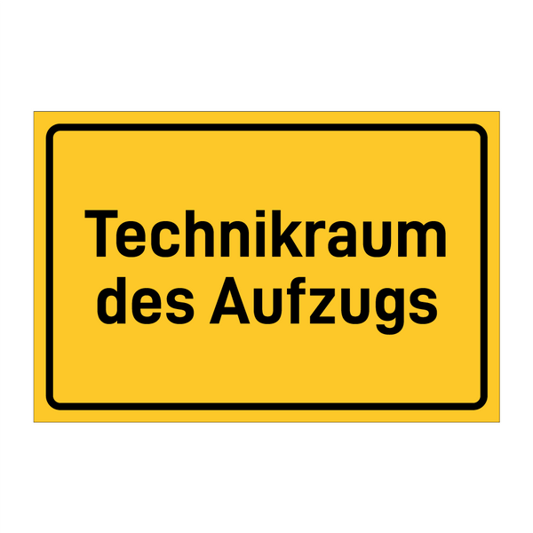 Technikraum des Aufzugs