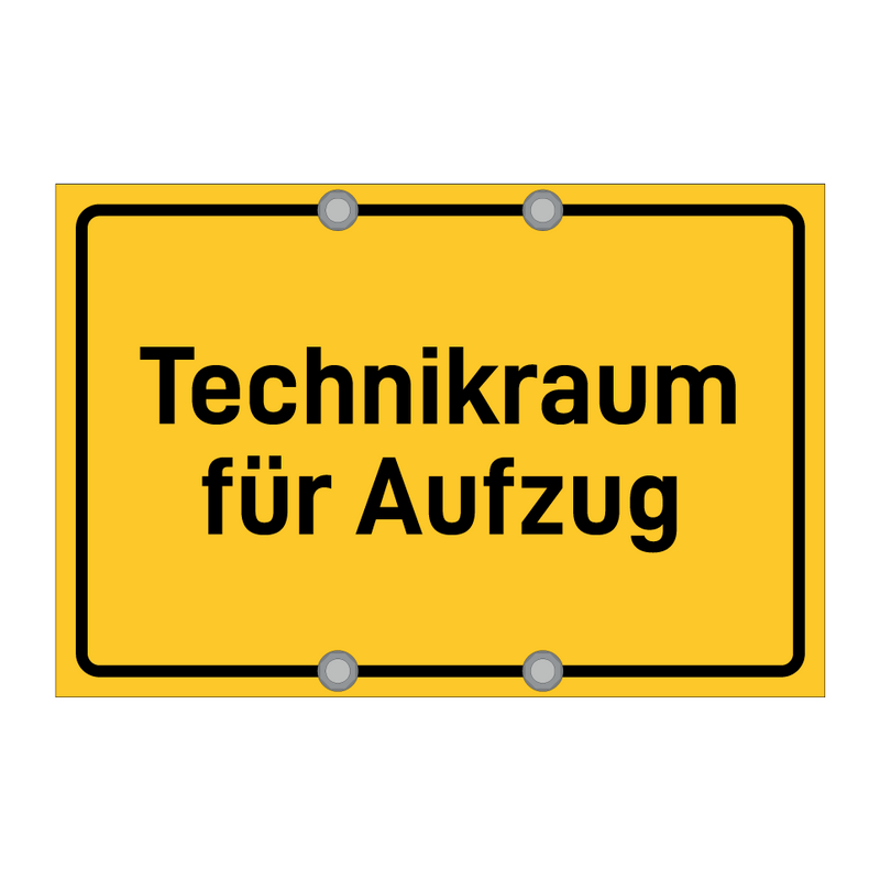 Technikraum für Aufzug