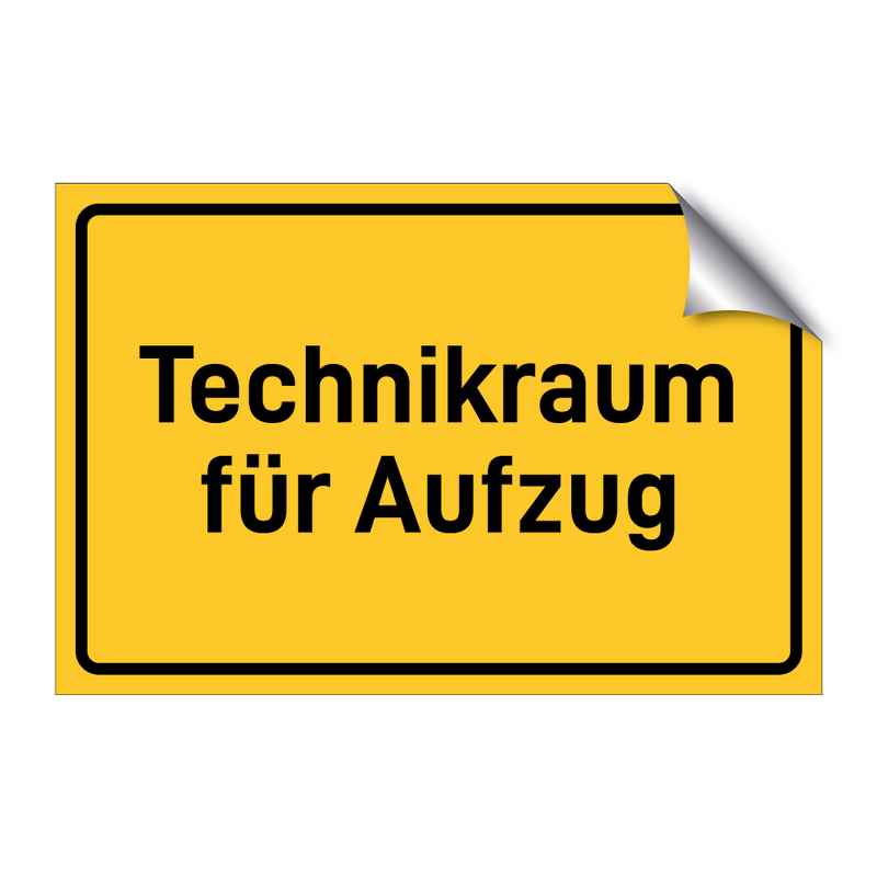 Technikraum für Aufzug