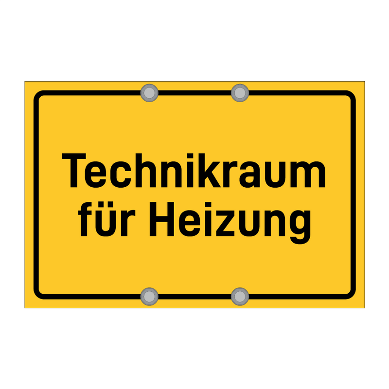 Technikraum für Heizung