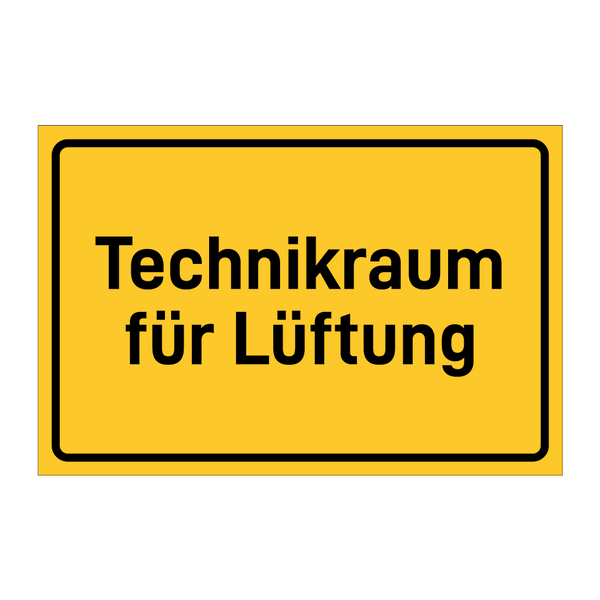 Technikraum für Lüftung