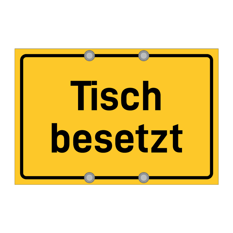 Tisch besetzt