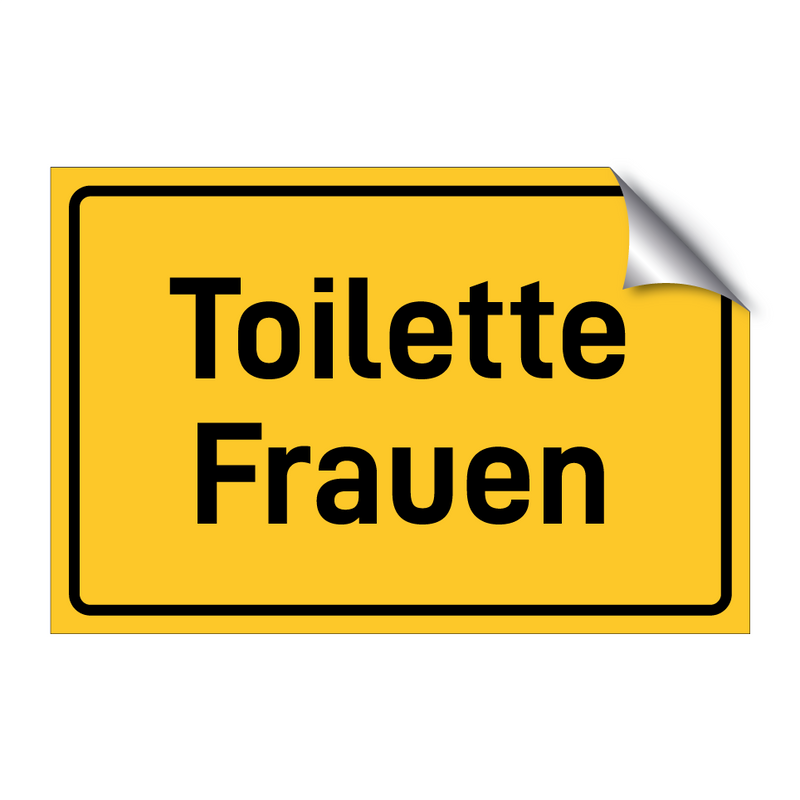 Toilette Frauen