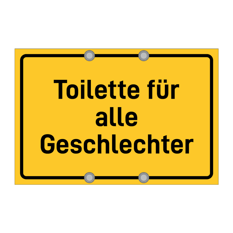 Toilette für alle Geschlechter