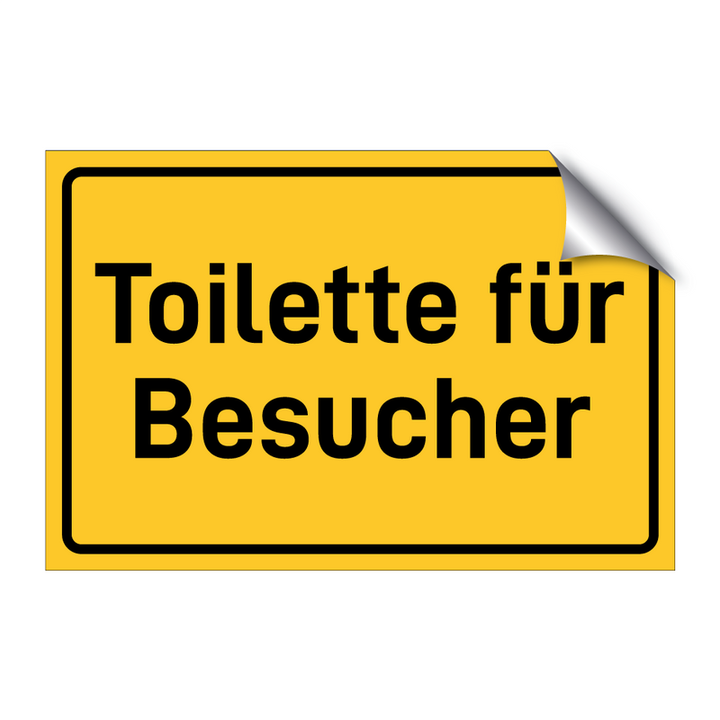 Toilette für Besucher