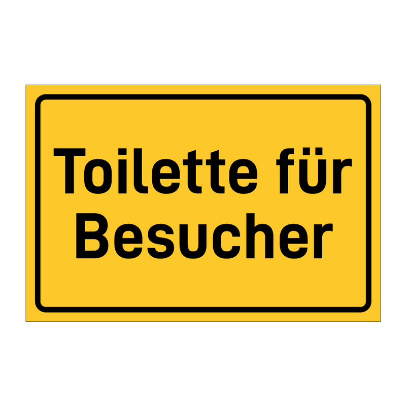 Toilette für Besucher