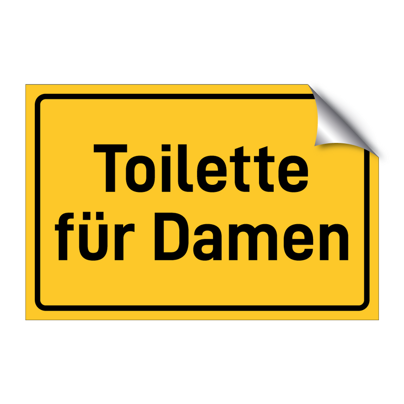 Toilette für Damen