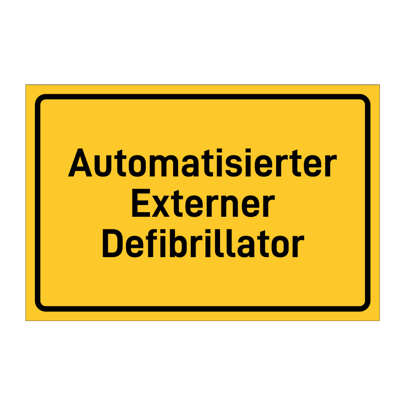 Automatisierter Externer Defibrillator & Automatisierter Externer Defibrillator