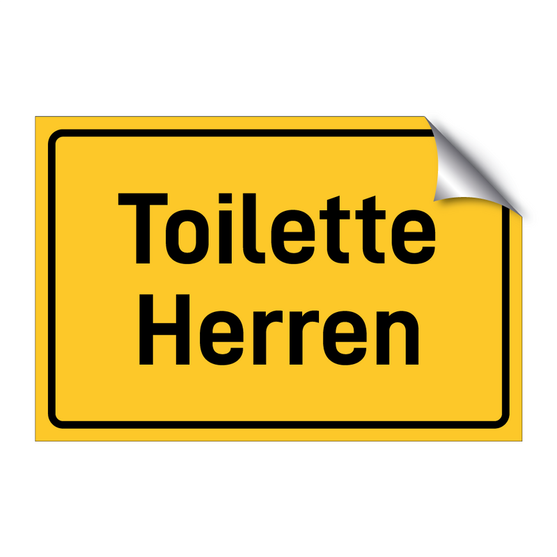 Toilette Herren