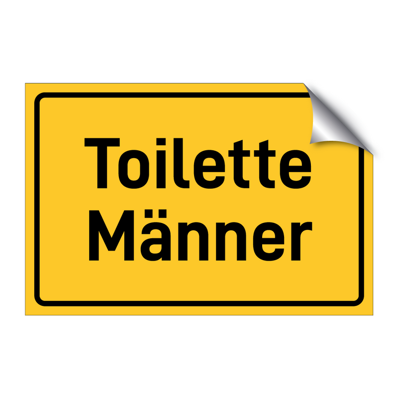 Toilette Männer