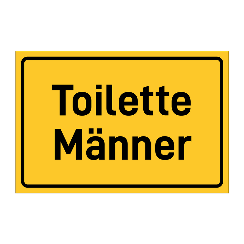 Toilette Männer