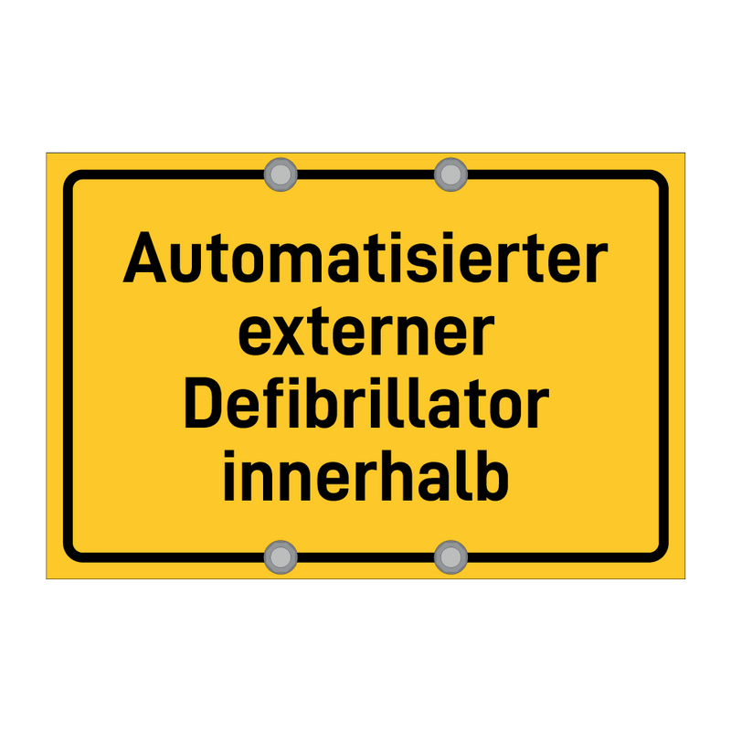 Automatisierter externer Defibrillator innerhalb & Automatisierter externer Defibrillator innerhalb