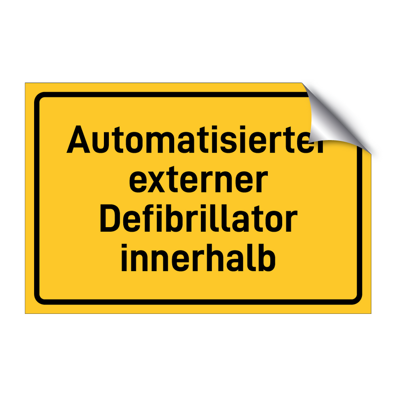 Automatisierter externer Defibrillator innerhalb & Automatisierter externer Defibrillator innerhalb