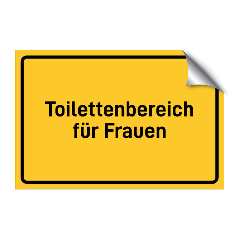 Toilettenbereich für Frauen