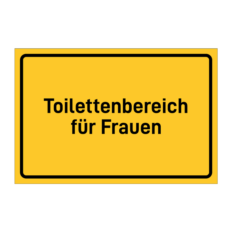 Toilettenbereich für Frauen