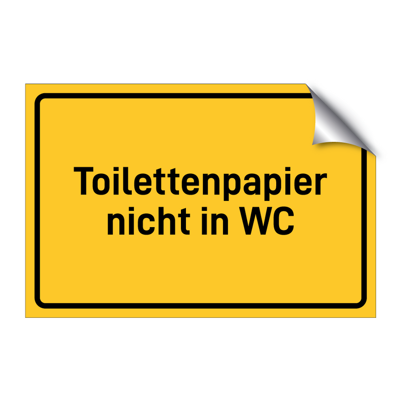 Toilettenpapier nicht in WC