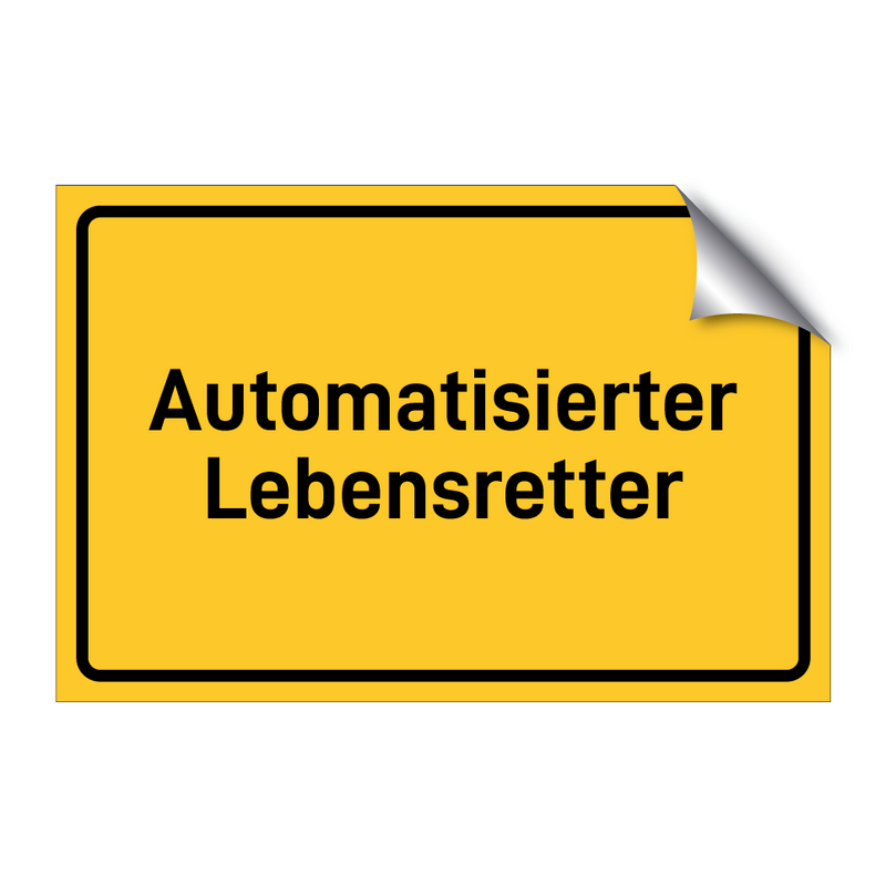 Automatisierter Lebensretter & Automatisierter Lebensretter & Automatisierter Lebensretter