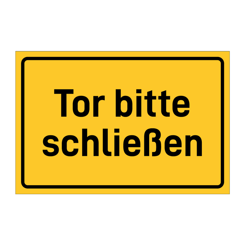 Tor bitte schließen