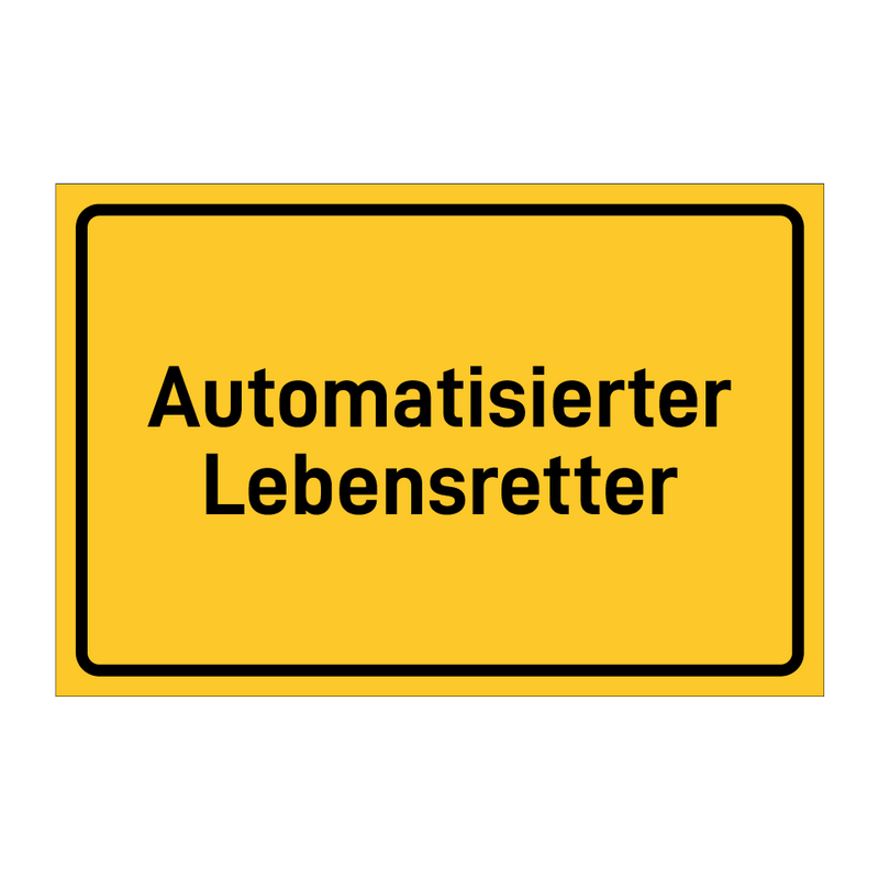 Automatisierter Lebensretter & Automatisierter Lebensretter & Automatisierter Lebensretter