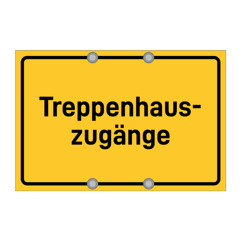 Treppenhaus- zugänge