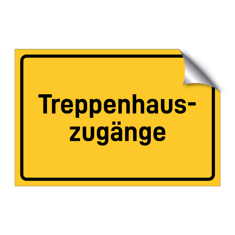 Treppenhaus- zugänge