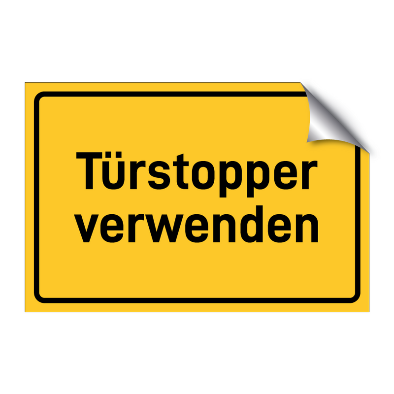 Türstopper verwenden