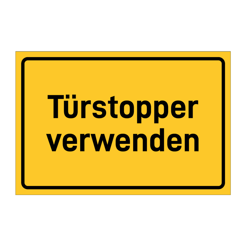 Türstopper verwenden