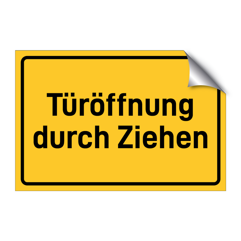 Türöffnung durch Ziehen