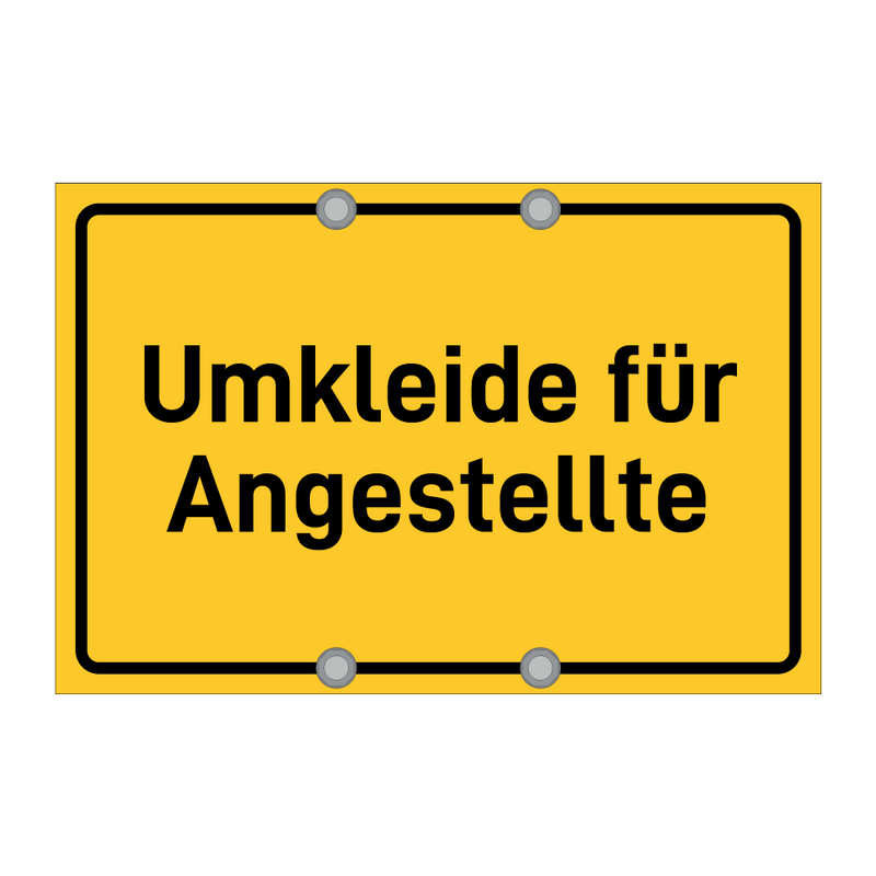 Umkleide für Angestellte