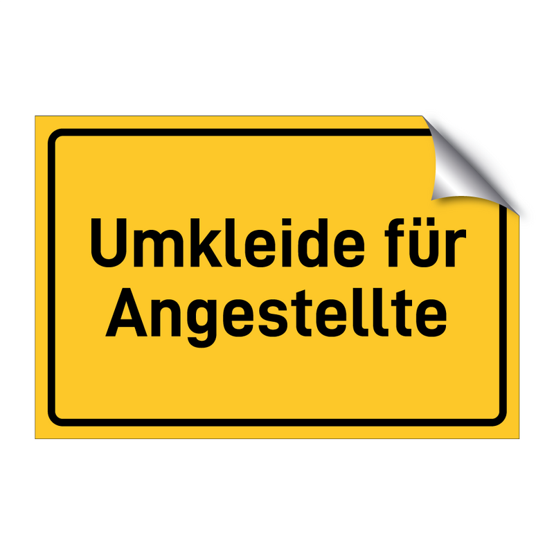 Umkleide für Angestellte