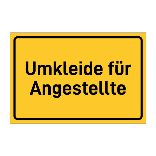 Umkleide für Angestellte