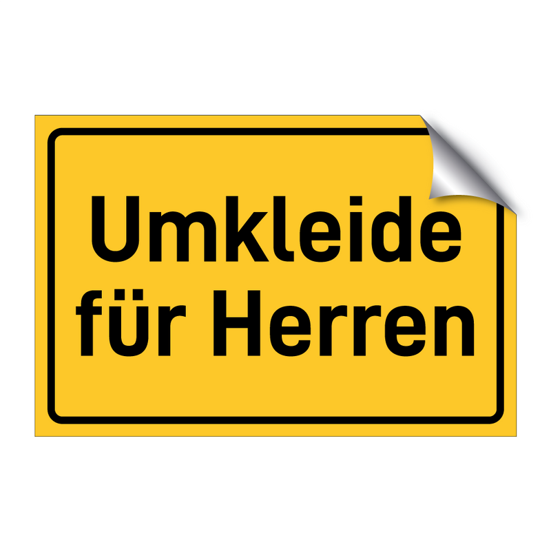 Umkleide für Herren