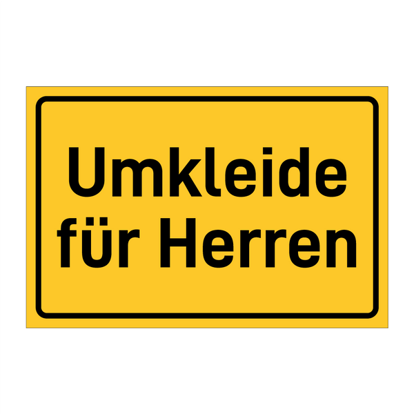 Umkleide für Herren