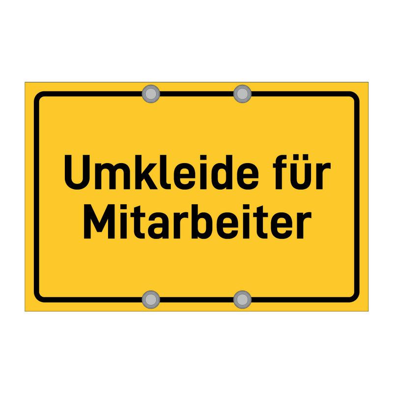 Umkleide für Mitarbeiter