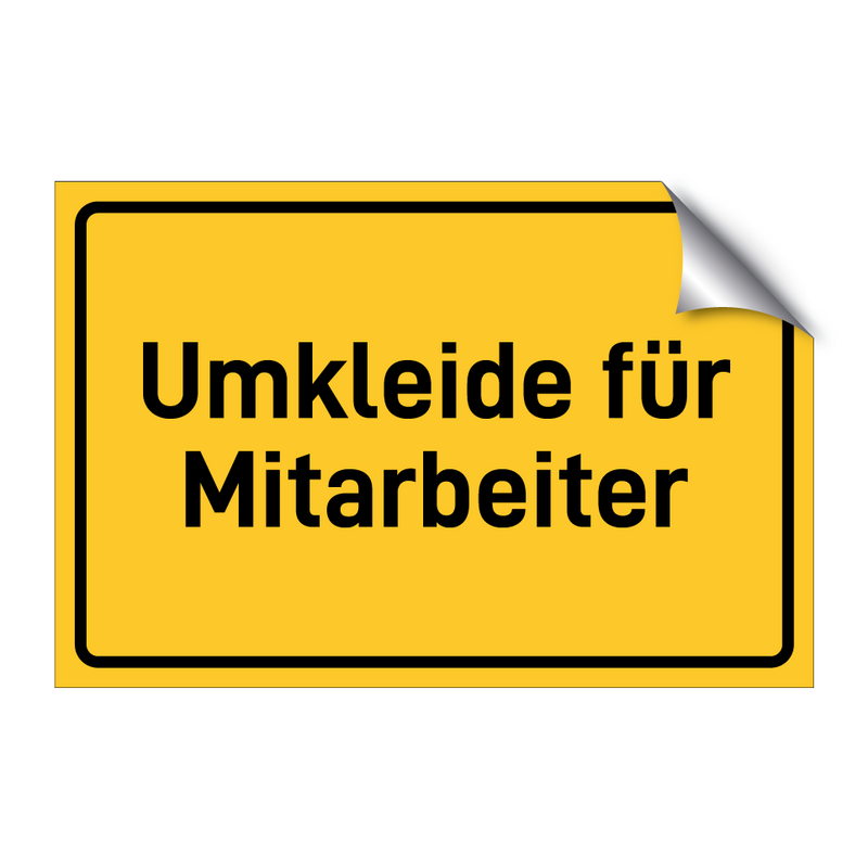 Umkleide für Mitarbeiter