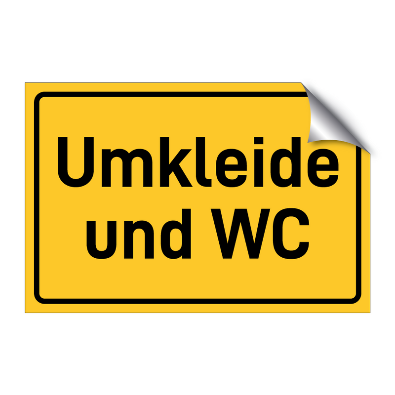 Umkleide und WC