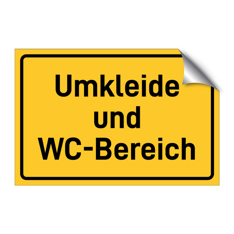 Umkleide und WC-Bereich