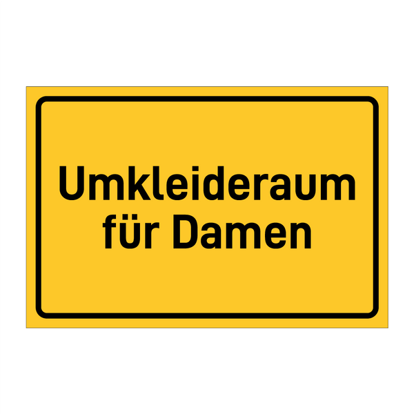 Umkleideraum für Damen