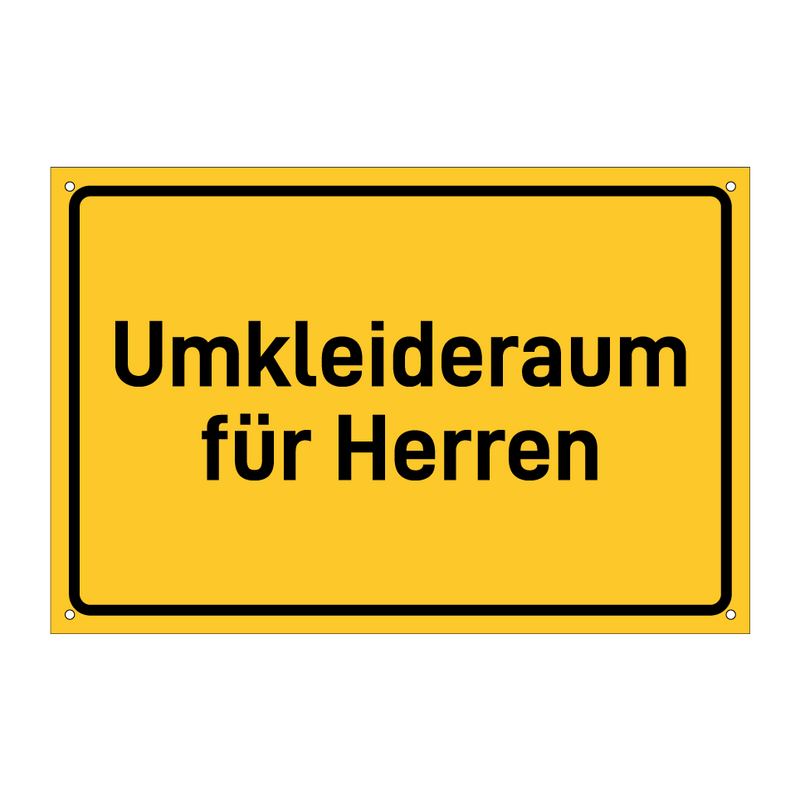 Umkleideraum für Herren