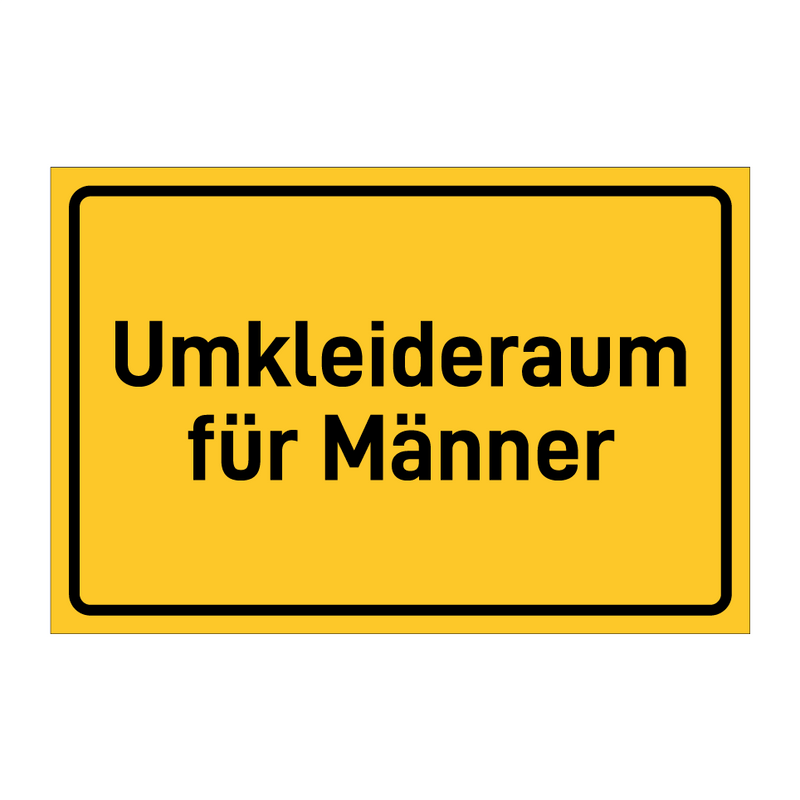 Umkleideraum für Männer