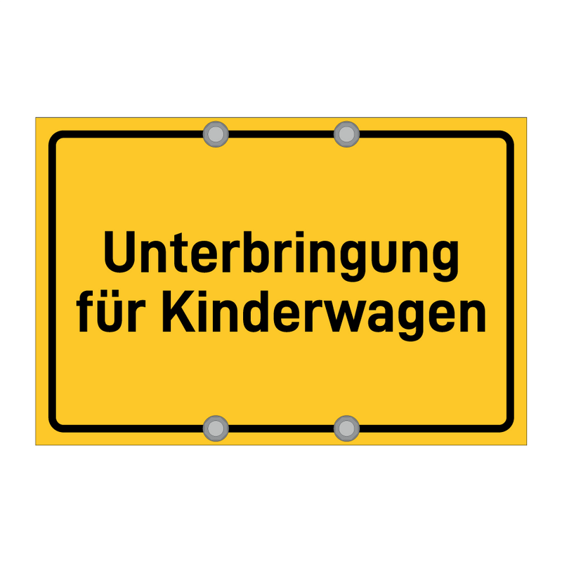 Unterbringung für Kinderwagen