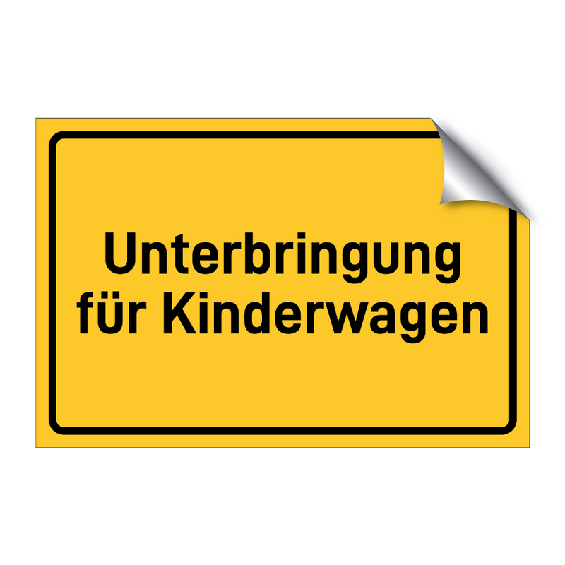 Unterbringung für Kinderwagen