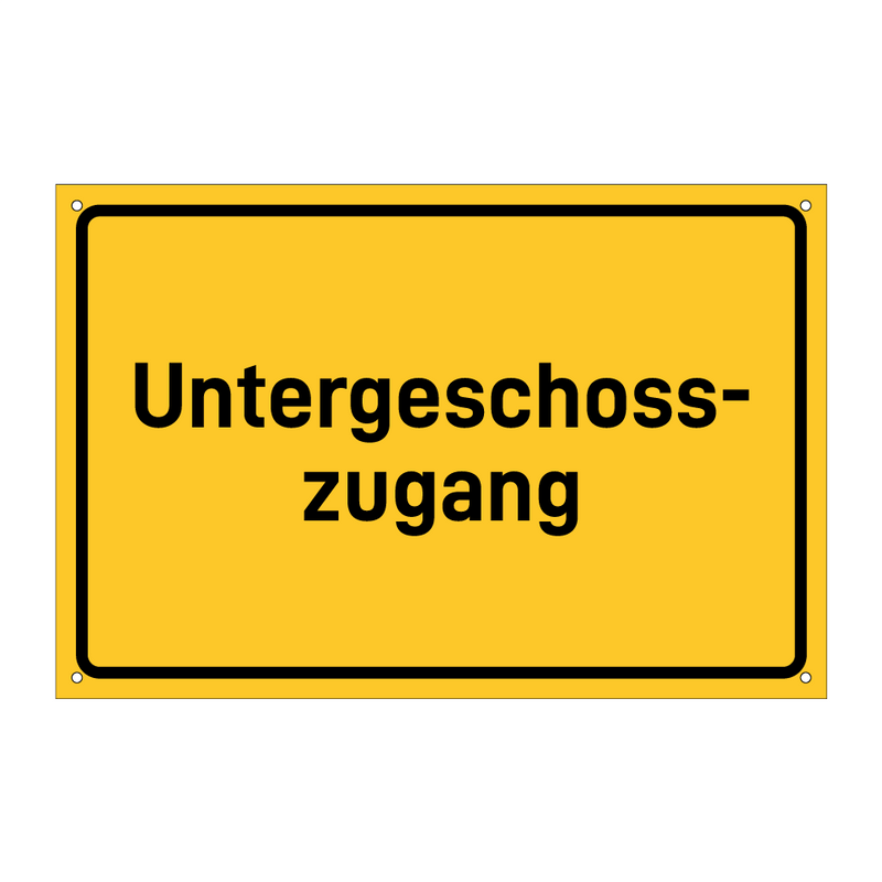 Untergeschoss- zugang