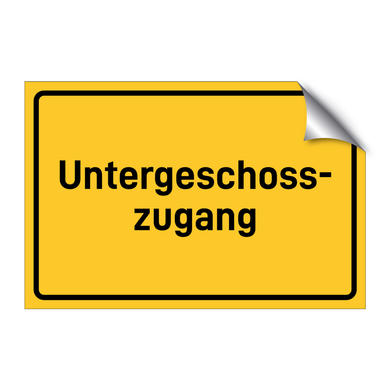 Untergeschoss- zugang