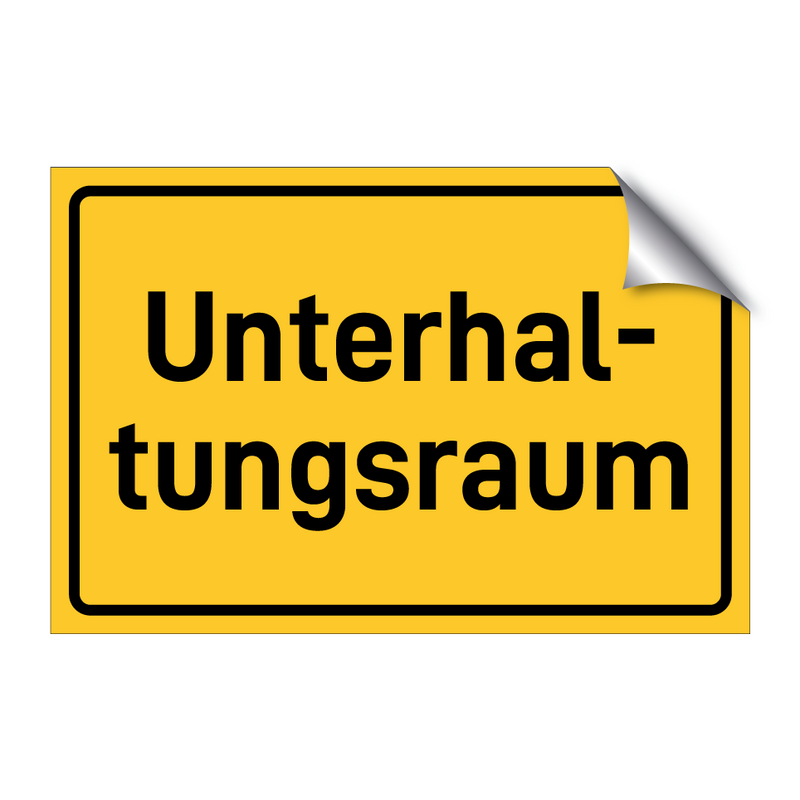 Unterhal- tungsraum