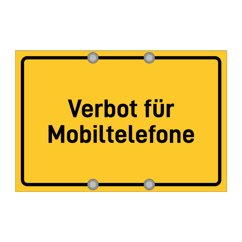 Verbot für Mobiltelefone